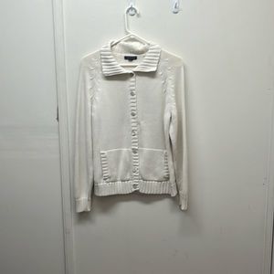 Lands' End Button Down Sweater - Size L